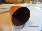 Vintage Mcm Mid Century Modern Servex Teak 13  Waste Basket  Trash Can Sweden