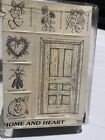 1995 Stampin  Up   Home And Heart   Set Of 16 Rubber Stamps New