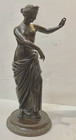 19th C Italian Antique Bronze Statue The Venus Of Capua  Naples  Foundry Mark