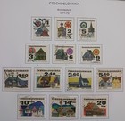 Czechoslovakia - 1971 - 72  - Lot Of Stamps On Album Page   - Used
