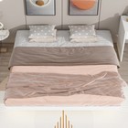 Full Queen King Floating Bed Frames With Led Lights No Headboard Kids Bed Frames