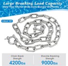 Itayak Boat Anchor Chain  316 Stainless Steel Marine Grade 1 4 Inch X 5 Ft