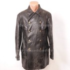 Nkvd Officer Leather Jacket M35 1935 Size 50 L Wwii Kgb Russian Soviet Ussr Rare