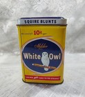 Vintage 1950s Original White Owl Squires 10   Cigar Tin In Excellent Condition