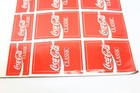  1992 Sheet Advertising Labels Stickers Classic Coca-cola P 13650 Vintage