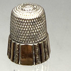 Antique Art Deco Ketcham   Mcdougall Thimble Sterling Silver  11