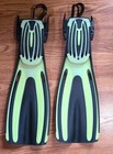 Oceanic Viper Fins Scuba Diving Open Heel Adjustable Snorkeling Fin Yellow black