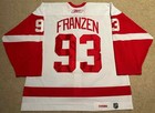 Johan Franzen Detroit Red Wings Game Worn Jersey -matched Loa -heavy Repairs     