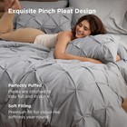 7pc Full Queen King Comforter Sheet Sets Bed In A Bag Pinch Pleat Bedding Set 
