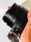 Harley-davidson Vintage Black Genuine Leather Belt Sz34