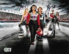 John Force   Ashley Force Dual Signed 8x10 Autographed Bas Nhra Funny Car Racing