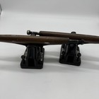 Slant Wood Grain Longboard Trucks 7 Inch Hangers With Risers And Hardware