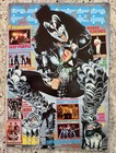Kiss 1976 Giant Poster Magazine Complete Sweden Aucoin Vintage Mega Rare     