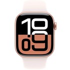Apple Watch Series 10 42mm Gps Cell Rose Gold Blush Sport Band Mwx93lw a 2024