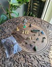 Vtg Lionel Train Accessories   Billboard   Army Men   Parts Lot Ho O  Repair