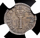 Great Britain  George I  Silver Penny  hipex  Error  1720  Ngc Au53