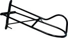 Compact Black Wall Saddle Rack For Western Saddles - 24  Storage Solution