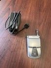 Vintage Motorola Timeport Flip Cell Phone Silver With Charger Tested Works Read