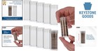 10 Pack Archival Plastic Coin Tubes For Quarters - Airtight  Clear  Long-term   