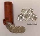  5  Washington Quarters From Obw Roll Estate 1932-1964 Ch-gem Bu Unc  90  Silver