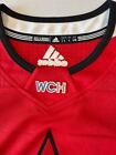 Used 2016 World Cup Team Canada Red Hockey Jersey Adidas Sewn Wch