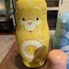 Collectible Vintage Care Bears Nesting Doll Complete  Great Condition