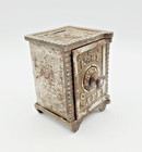 Antique Army Safe - Cast Iron Coin Bank With Combination Lock By Kenton Toy Co 