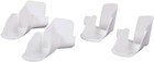 Camco 42134 White Plastic Rainwater Gutter Spouts   2 Left 2 Right