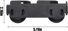 Wd28x27241 Ge Dishwasher Rack Carrier Roller Kit Lower Rack Wheel Wd12x10439 New