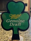 Miller Genuine Draft Shamrock Acrylic Beer Tap Handle