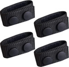4pcs Duty Belt Keepers Police Security Tactical Belt Keepers With Double Snap