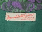 Vintage 1930s 1940s German Green   Purple Dirndl Dress Wwii  b-40  W-34  H-50  