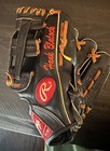 Rangers Hank Blalock Autographed Rookie 1st Mlb Game Used Worn Rawlings Glove
