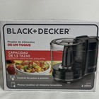 Black decker Hc150b One-touch Electric Food Chopper  1 5 Cup W  Bowl   Lid