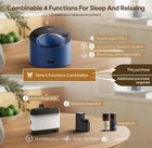 Sound Machine With 50  Soothing Sounds   Night Light  Metal Shell For Sleep Blue