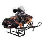 Exclusive Black Ice Deluxe Snowmobile Lift   Work Stand - 700 Lb  Capacity
