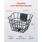 Uimoso Front Basket For Bikes And Electric Scooters With Mount For All Ages