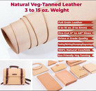 Wd Veg Tan Tooling Leather 11 12 Oz  4 4-4 8mm  2 Piece Pack -each Price