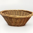 Vintage Large Wicker Rattan Laundry Basket 25inprimitive Woven Blanket Storage