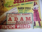 Vintage 1959 Belgian Ride Lonesome Poster Randolph Scott Bonanza   Mailed 1961