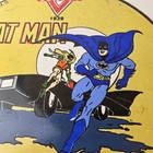 Vintage Conoco Gas Sign - Comics Porcelain Gas Pump Batman Gasoline Sign