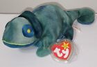 Ty Beanie Baby Rainbow Chameleon  dark Blue Fabric  9  Mwmts Stuffed Animal Toy