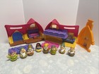 Fisher-price Little People Disney Snow White Cottage 7 Dwarfs Complete Works