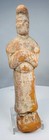Ancient Chinese Tang Dynasty Terracotta Court Lady   Funerary Tomb Figure   Circ