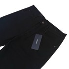 Men s Denimo Straight Fit Jeans Premium Black Stretch Mid Rise Zipper Fly