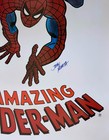 John Romita Sr Senior Signed 23  X 35  Amazing Spiderman Poster Autographed Coa