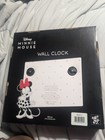 Disney Minnie Mouse Wall Analog Display 10    Clock Set Nib