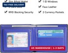Executive Men s Tactical Leather Wallet Rfid Slim Bifold Front Pocket Organizer