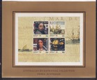 P3379  Australia Mnh Ship Map Booklet 1988 W sheet Block