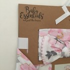New Baby Essentials 0-3m Knotted Infant Gown And Headband Floral Gift Set